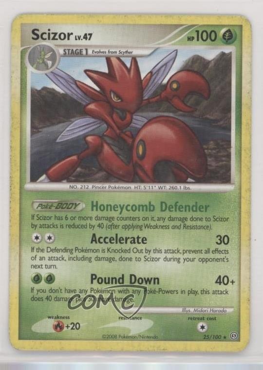 Scizor Pokémon Diamond & Pearl Stormfront #25 2008