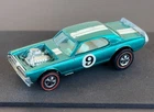 Vintage Hot Wheels Redline 1970 Aqua Nitty Gritty Kitty #9 - White Int., No Res!
