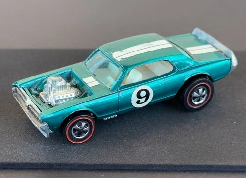 Vintage Hot Wheels Redline 1970 Aqua Nitty Gritty Kitty #9 - White Int., No Res!