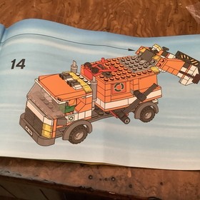 Lego 7991 City Recycle Truck Manuals Minifigure Partial Set With Booklet