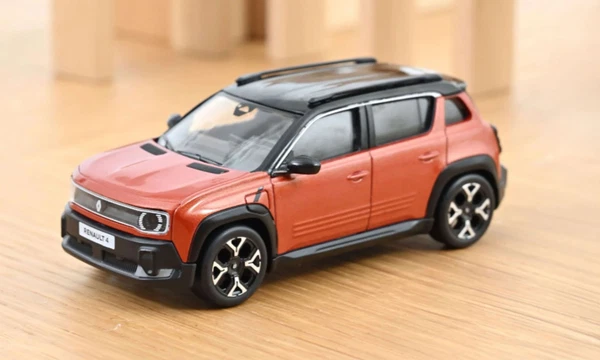 Norev 510064 1/43 Renault 4 E-Tech Electric 2025 Terrakotta Brown Modellauto-image