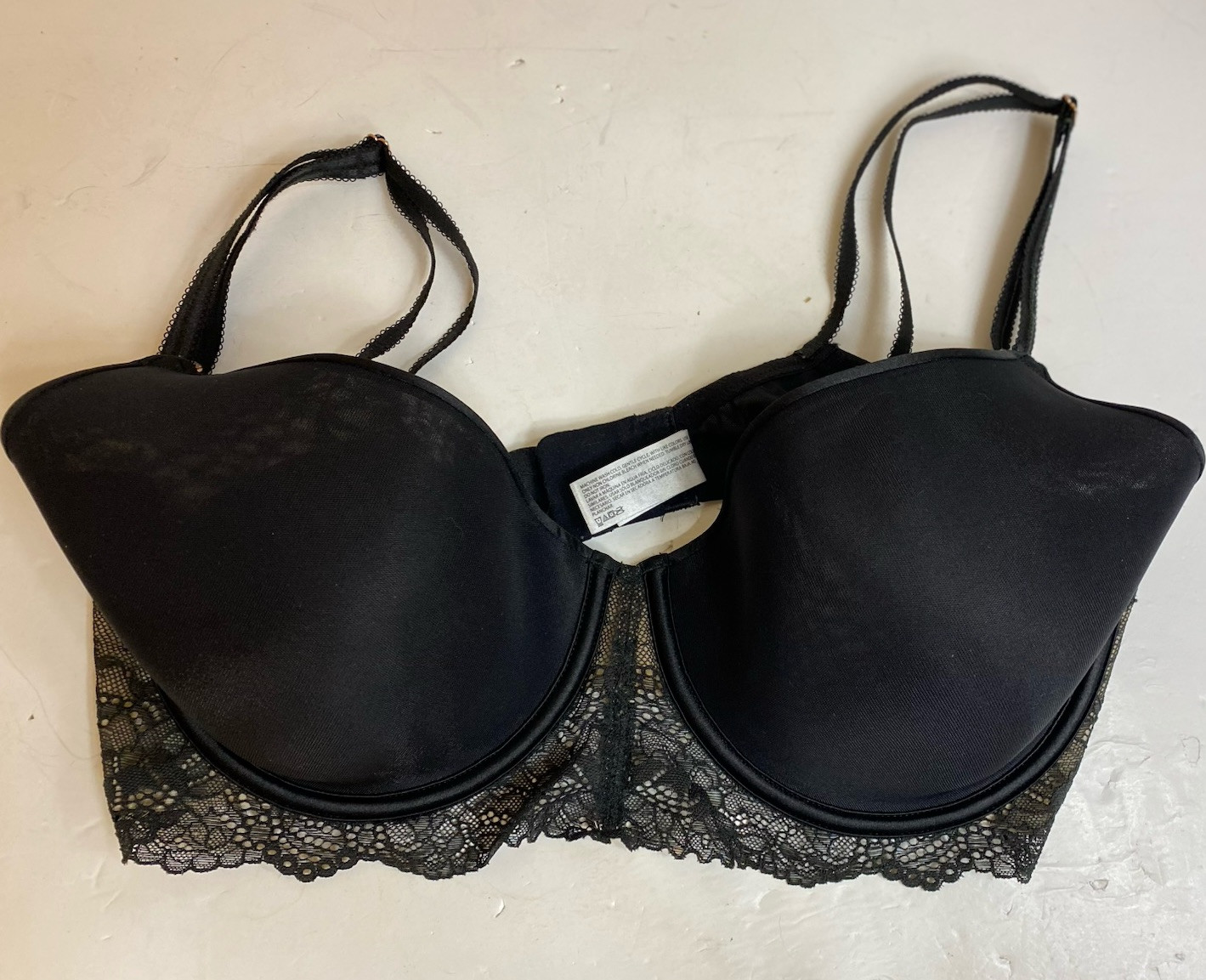Sofia Vergara Intimates Black Lined Underwire Bra… - image 13
