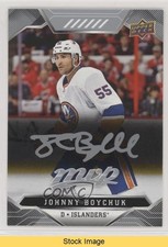2019-20 Upper Deck MVP Silver Script Johnny Boychuk #199 READ ji8