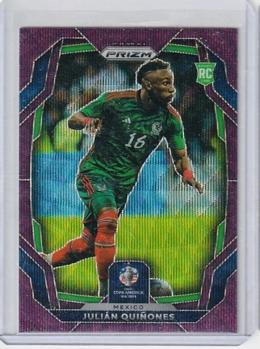 2024 Prizm Purple Wave #d/99 Julian Quinones RC Rookie Card #140 Mexico