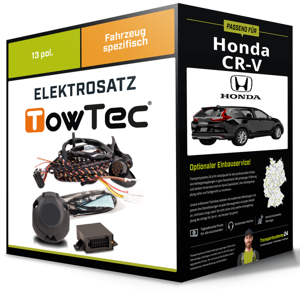 Elektrosatz 13-Pol Spezifisch FüR Ford Tourneo Custom 06.2016-12.2023 Inkl. Eba-image