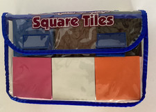 EAI Education Quiet Shape Jumbo Magnetic Square Color Tiles Set Of 50