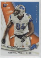 2013 Topps Platinum Orange Refractor Ezekiel Ansah #129 0q5