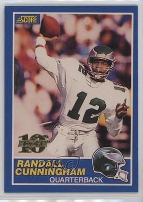 1999 Score 10th Anniversary Reprints 162/1989 Randall Cunningham #75 0nr3