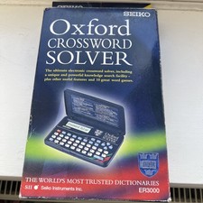 Seiko ER3000 Oxford Crossword Solver, excellent condition,new battery’s fitted