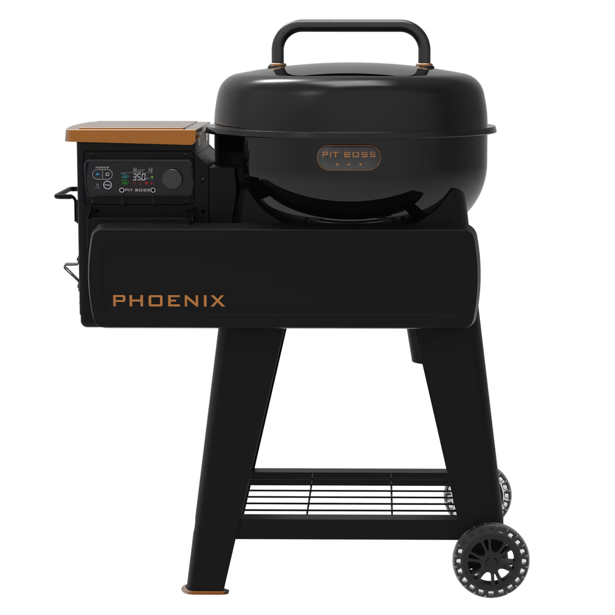 Pit Boss Phoenix 376 Sq in Pellet Kettle Grill with Charcoal