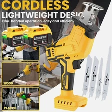 20V 20 Volt Battery /Cordless Reciprocating Saw Power Recipro Saw For DeWalt 20V