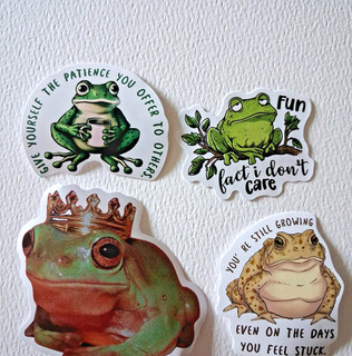 1 Frog Sticker Lot !!