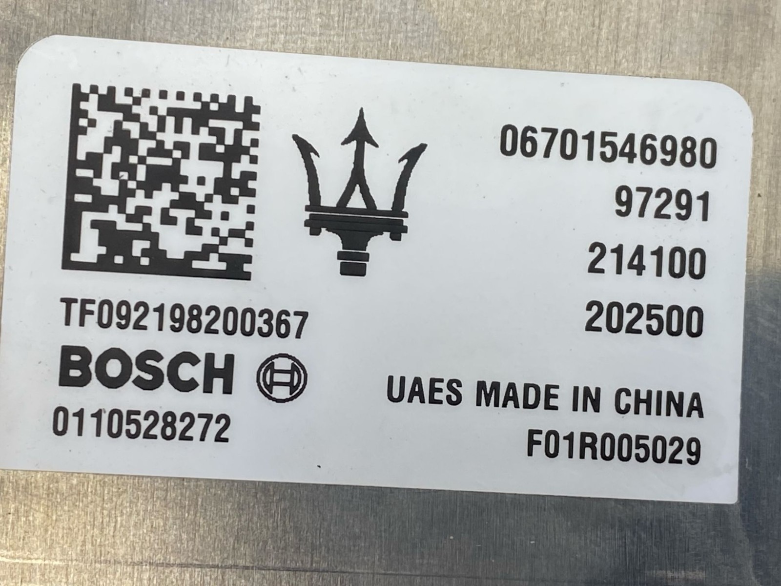 2023 MASERATI GRECALE M182 OEM HYBRID INVERTER CONVERTER MODULE UNIT 670154698
