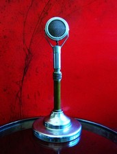 Vintage RARE 1940's Shure 700D / 700A Ultra crystal microphone w period stand