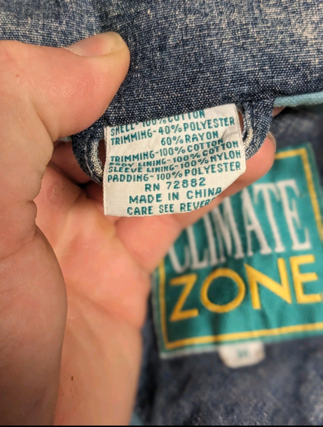 VINTAGE CLIMATE ZONE PATCHWORK JACKET SIZE MEDIUM - image 4