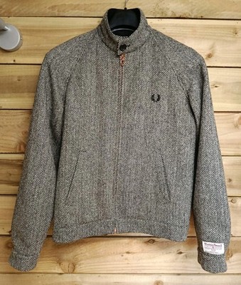 RAR Fred Perry x Harris Tweed Harrington Jacke Made in UK 38'' (M) Casuals 