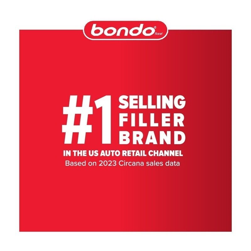 Lightweight Filler Two-Part Repair Fast Cure Non-Shrink Multi-Surface 1 Quart US