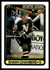 1990-91 O-Pee-Chee Shawn Chambers Minnesota North Stars #192