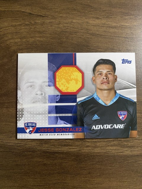 2020 Jesse Gonzalez Topps MLS Soccer 2 Color Patch Relic /319
