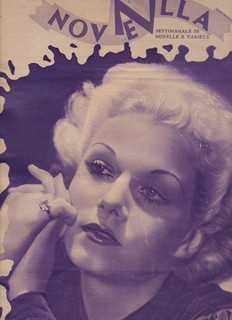 Vintage JEAN HARLOW MIRIAM HOPKINS ANN DVORAK Italian Mag 1935