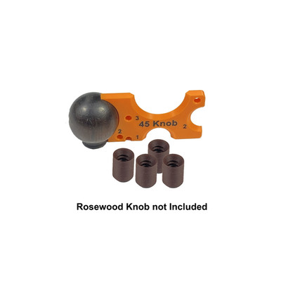 Stanley 45 Round Knob Template and Four (4) 7/16-8 Threaded Inserts