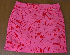 Rafaella Skort Skirt with Shorts in Carmine Rose Pink with Pockets Size L