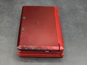 Nintendo 3DS Handheld- Flame Red New Battery/Charger/Top Screen Cover-32GBmemory