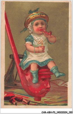 CAR-ABHP3-0498-CHROMOS - A CHILD AND A SUGAR PIPE