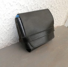 POCHETTE EN CUIR NOIR MARQUE LANVIN