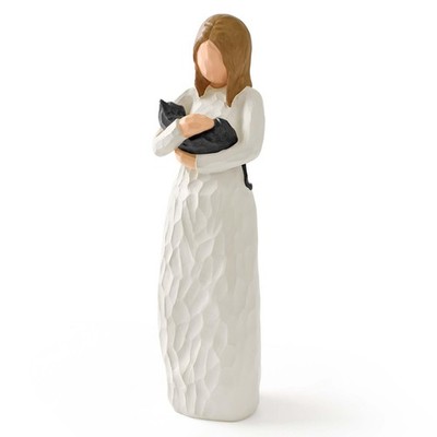 Black Cat Memorial Gifts for , Resin Cat Figurines Decor for Cat Lovers, Pet ...