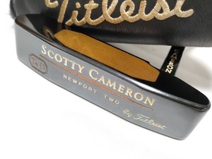 Putter Scotty Cameron Tel3 NEWPORT - Droit 33 Pouces - Finition Cuivre - Occasion Bon État