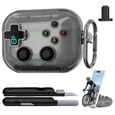 RFUNGUANGO for AirPods Pro 3 Case with Lock  3 Case, Black