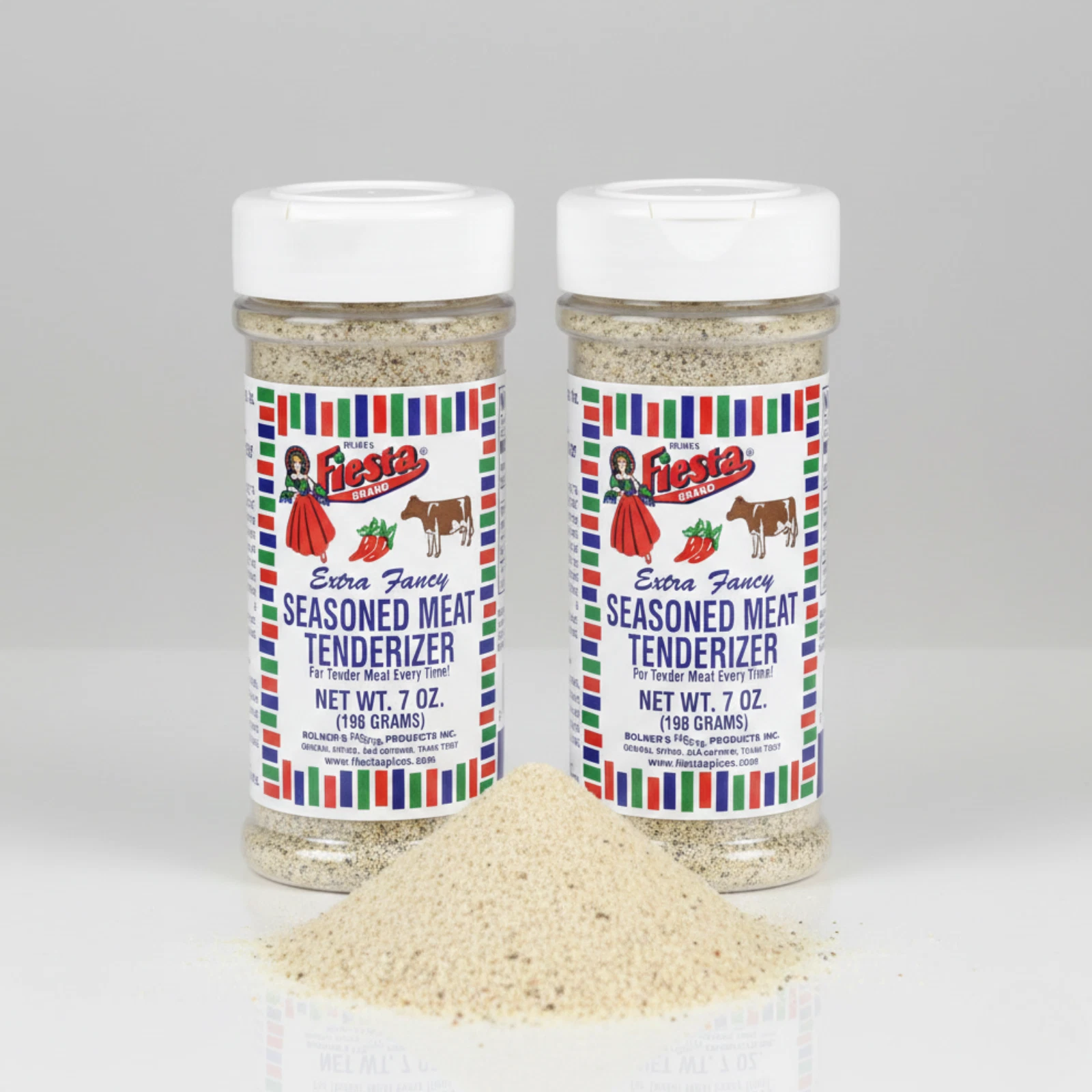 2 PACK Bolner's Fiesta Seasoned Meat Tenderizer 7 oz Bottles Extra Fancy
Opens in a new window or ta