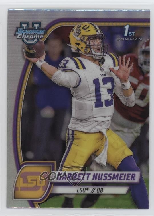 2024 Bowman U Chrome Refractor Garrett Nussmeier #5 0b06