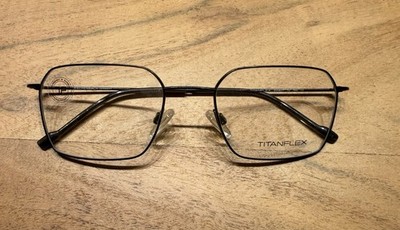 Eschenbach Titanflex Brille 820851 col 10 Größe 53-20 Neu