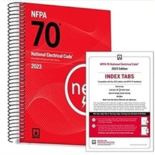 NFPA 70 National Electrical Code Spiral 2023 With Tabs NEC Code Book New