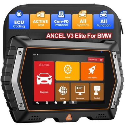 ANCEL V3 Elite Profi KFZ OBD2 Diagnosegerät Auto ALL System EAktive Test Für BMW