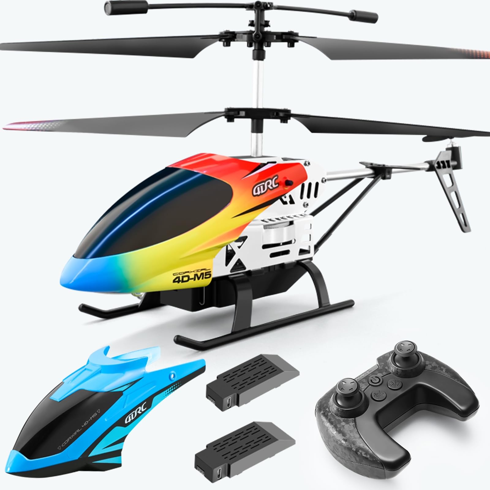 M5 RC Helicopter for Kids 3-12 and Beginners, Remote Control Helicopter with ...