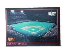 Excellent: Vintage 1993 Triple Play Mile High Stadium Colorado Rockies Card