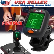 LCD Clip On Chromatic Acoustic Electric Guitar Bass Ukulele Banjo Violin Tuner