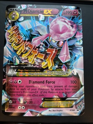 MEGA Diancie EX XY44 Xy Promos Holo 2015 Edition Oversized Card NM