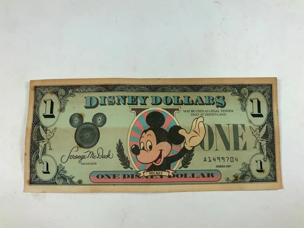 Disney Dollars 1987 for sale | eBay