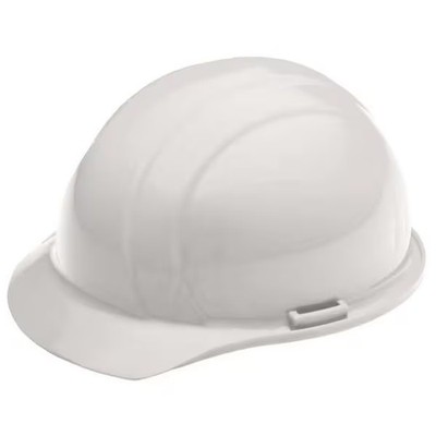 Hard Hat, Americana, Polyethylene, 4 Point Pinlock, Type 1, Class E, White
