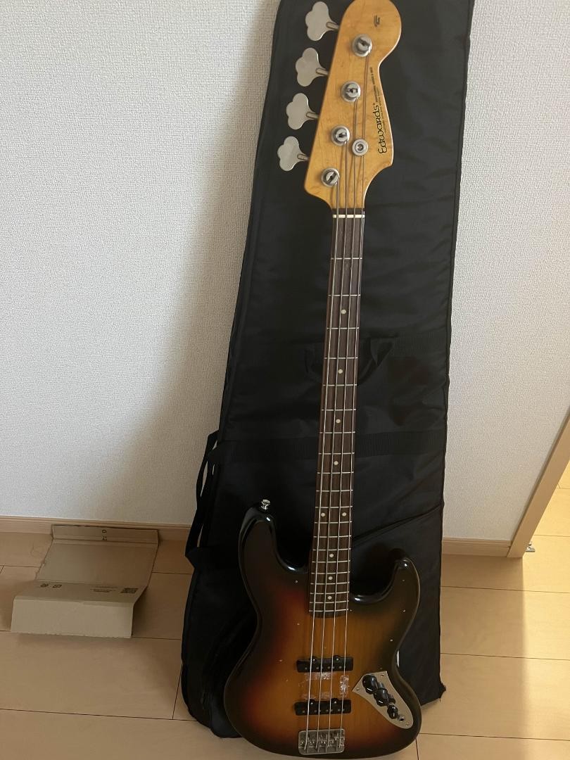 Edwards Jazz Bass Sunburst with Hard Case E-JB-ALR