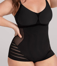 Honeylove Queen Brief Shapewear 1X BLACK NWT CLEOPATRA