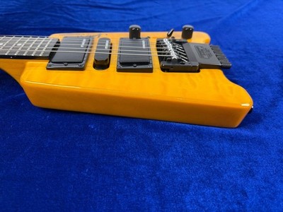 STEINBERGER SPIRIT GT-PRO QUILT DELUXE Used Maple+Basswood Amber w