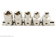 Security Triangular Triangle Sockets 1/2 Drive 5 Piece 8mm - 16.5mm