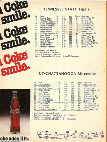 1983 Coca-Cola Classic Men's Basketball Tournament Program - Picture 3 of 4