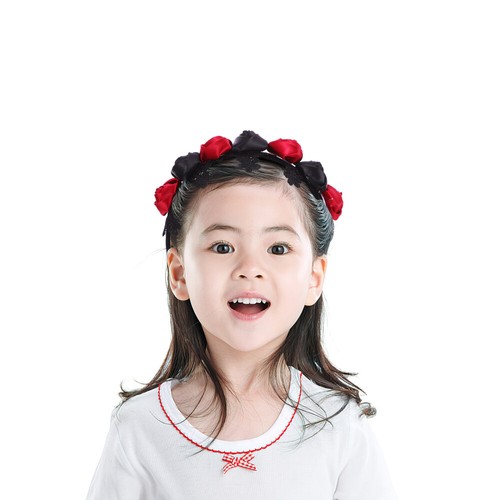 1 pieza Halloween broche para el cabello simulación flores diadema fiesta prendas para la cabeza foto utilería - Imagen 8 de 12