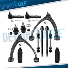 Front Upper Control Arms Sway Bars Tie Rods Ball Joints for Sierra Yukon XL 1500